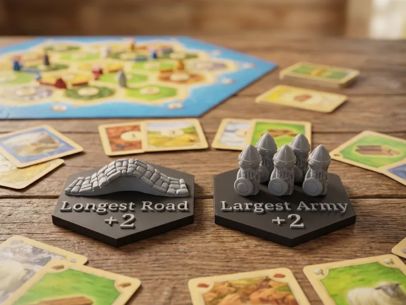 Catan Longest Road and Largest Army