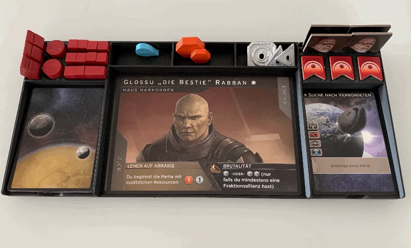 Dune Imperium insert organizer - player board