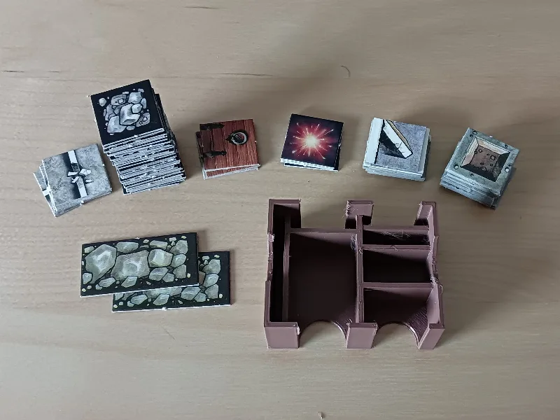 OpenSCAD -  HeroQuest field tray