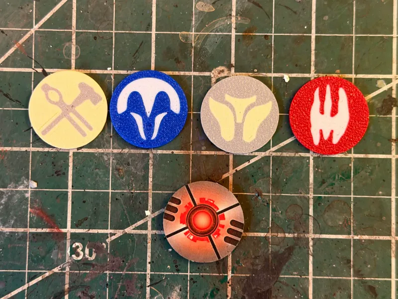 Star Wars: Legion - Mando Clan Affiliation Tokens