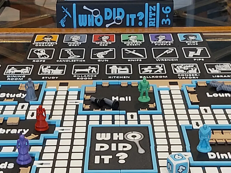 WHO DID IT? Board Game - Bookcase Edition