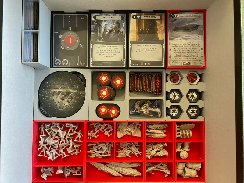 Star Wars: Rebellion Boardgame Insert