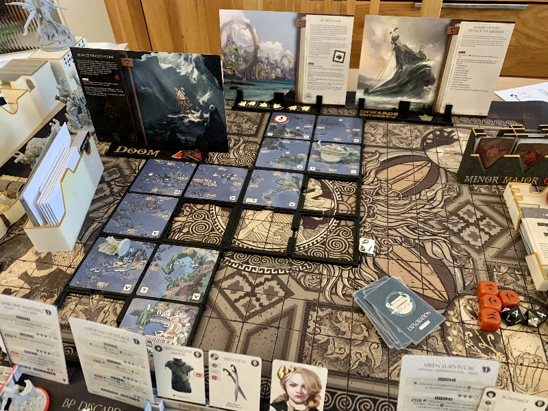 Aeon Trespass: Odyssey Interlocking Map Card/Tile Frame - Resized and Raised