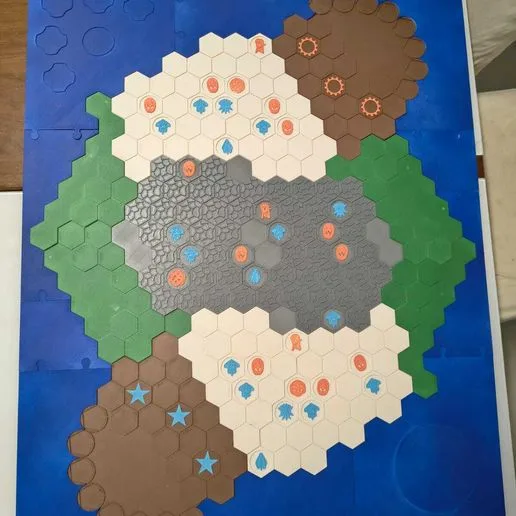 Guards of Atlantis II - 3D board