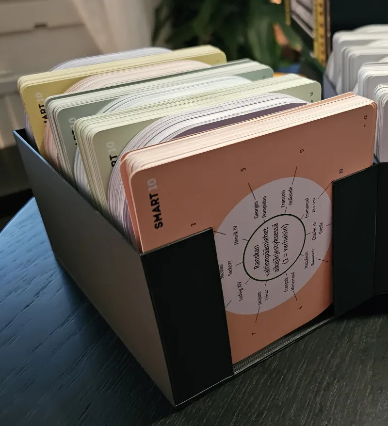 Box for Smart10 question cards