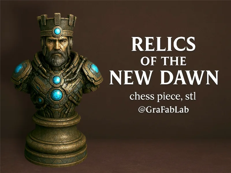 Relics of the New Dawn "King" - chess piece