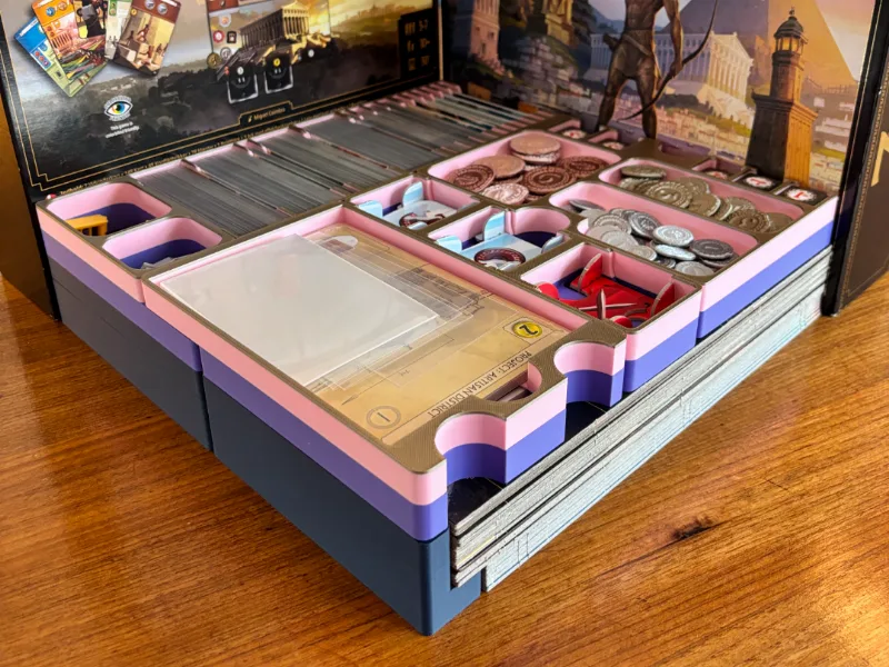 7 Wonders 2E Insert - All Expansions - Smart color