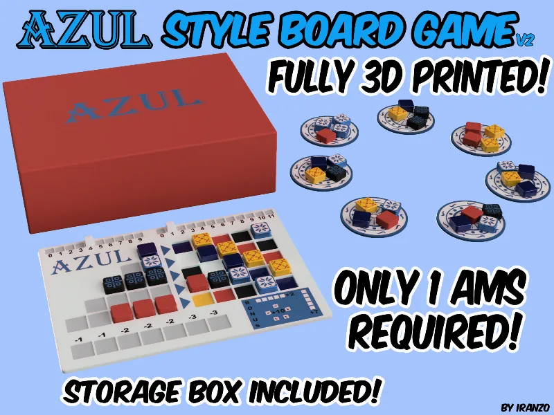 AZUL Style Board Game (V2)