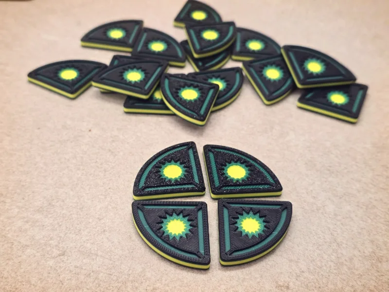 Action Token for Moon Colony Bloodbath Board Game