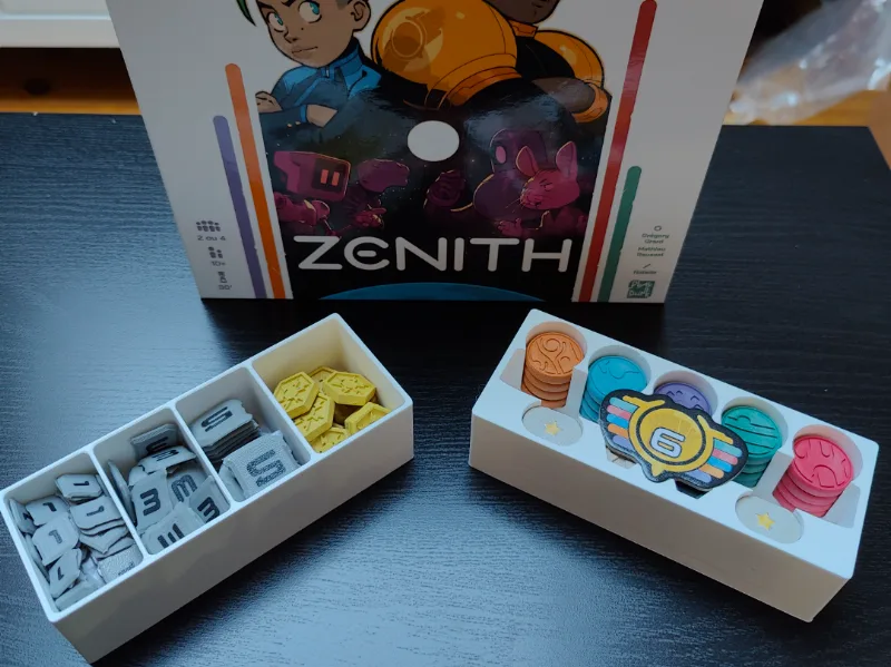 Organizer for Zenith boardgame