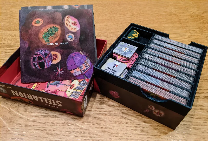 Stellarion Organizer Insert with Sleeved Cards