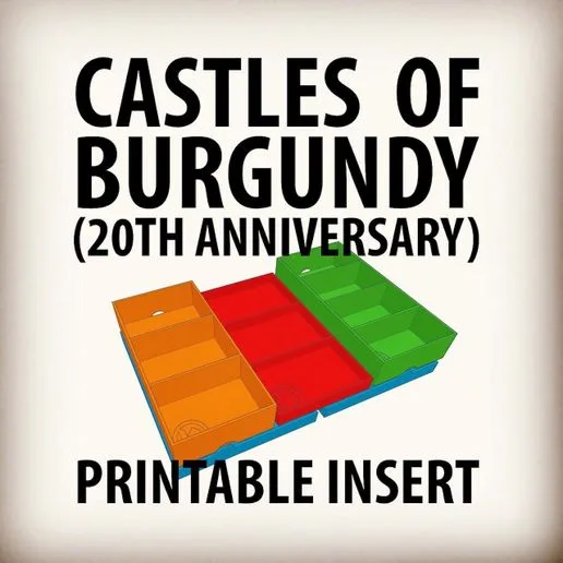 The Castles of Burgundy (20th Anniversary) Set-up and Play Insert