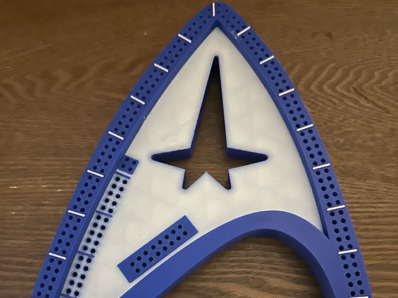 Star Trek Cribbage Board