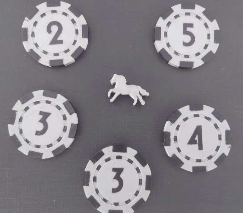 Ready Set, Bet Game Poker Style Betting Chips