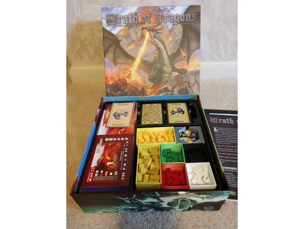 Wrath of Dragons game insert and organizer