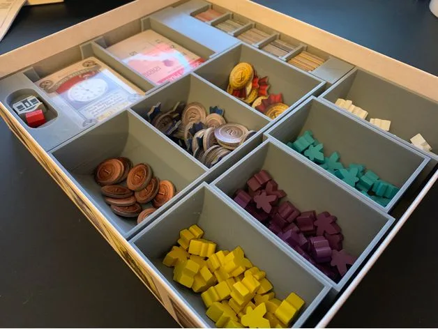 Insert/Organizer with removable trays for World's Fair 1893