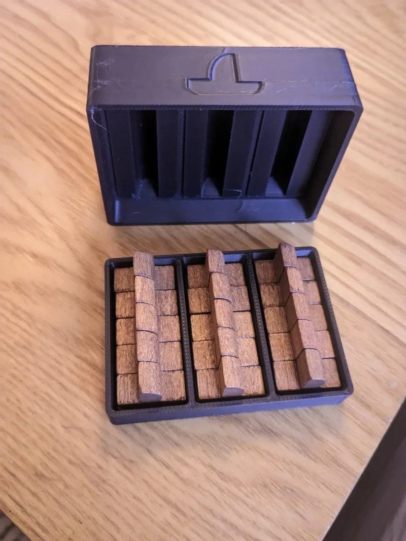 Catan Seafarers Boat base and lid model inserts