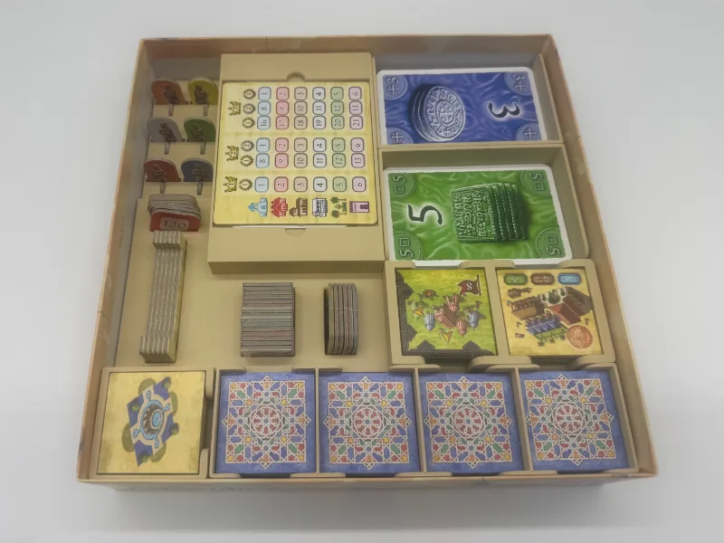 Alhambra Boardgame Insert Base Game + 4 Expansions