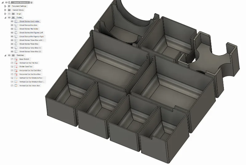 Ghost Stories Insert (with White Moon Extension), easier to print, less time and filament use