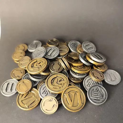 7 Wonders - Boardgame Upgrade Coins