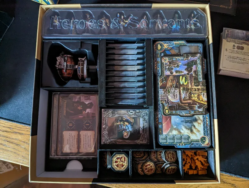 The City of the Great Machine Board Game Organizer