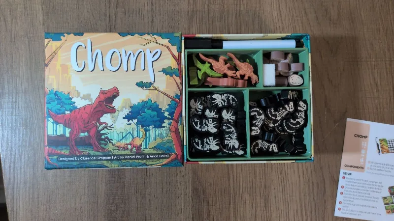 Chomp + flyers and scavangers insert