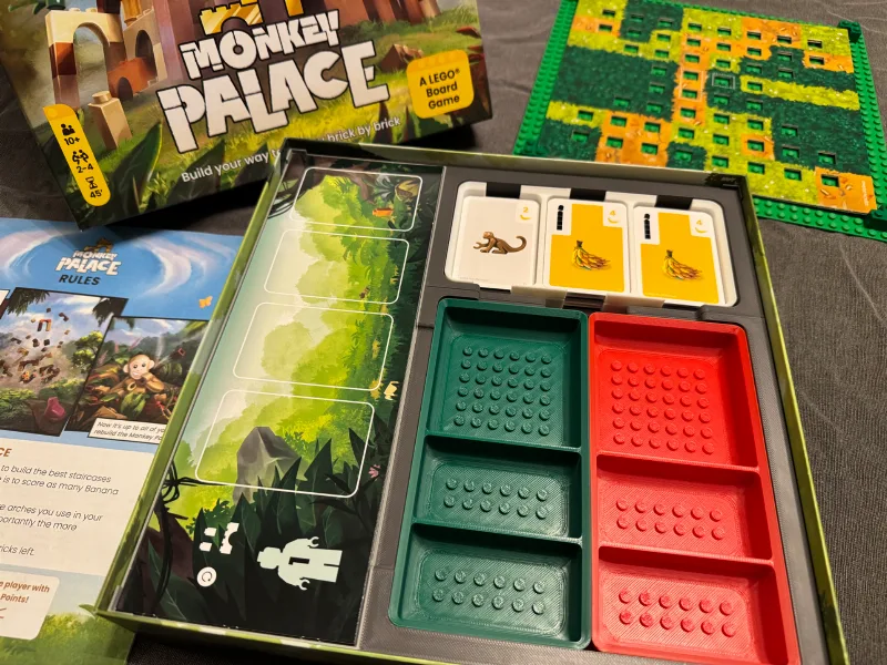 Monkey Palace Board Game Organizer/Insert