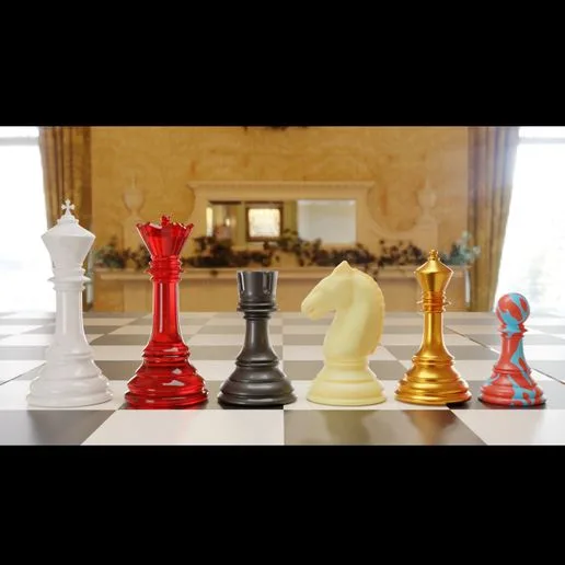 Classic Chess Set Printable 3D print model