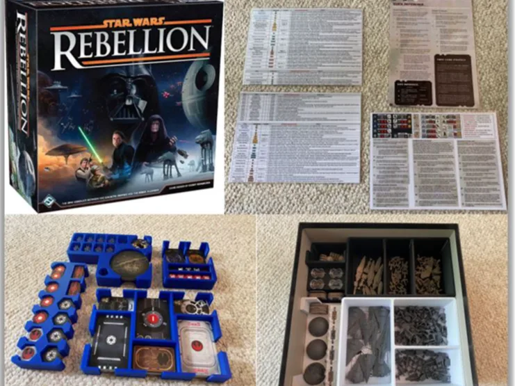 Star Wars Rebellion - Board Game Insert
