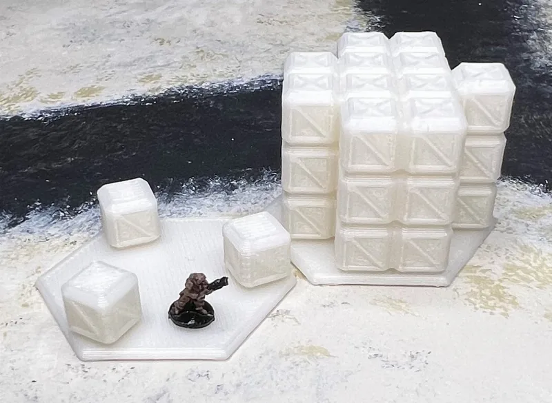 6mm scale Industrial - Containers - BattleTech Compatible