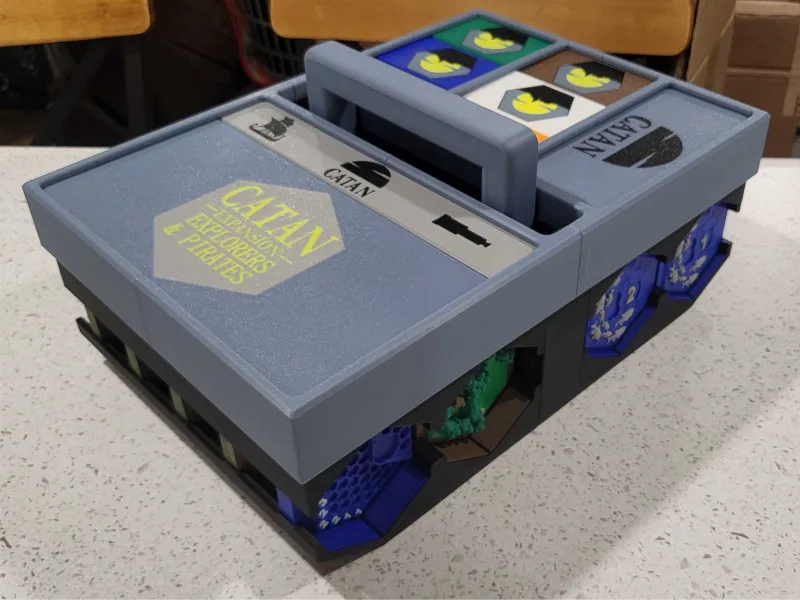 3D Catan Explorers & Pirates Case Remix