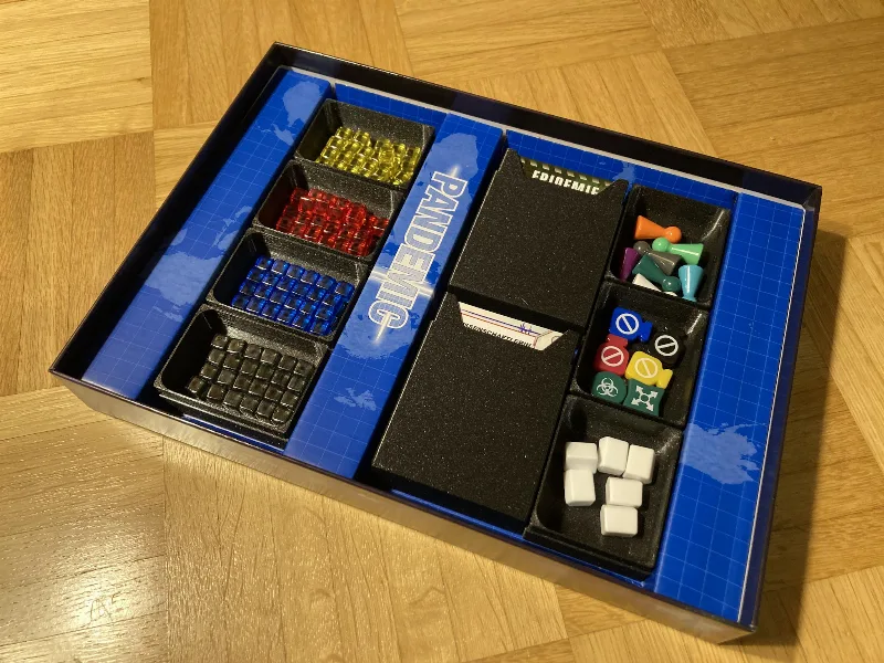 Pandemic board game insert