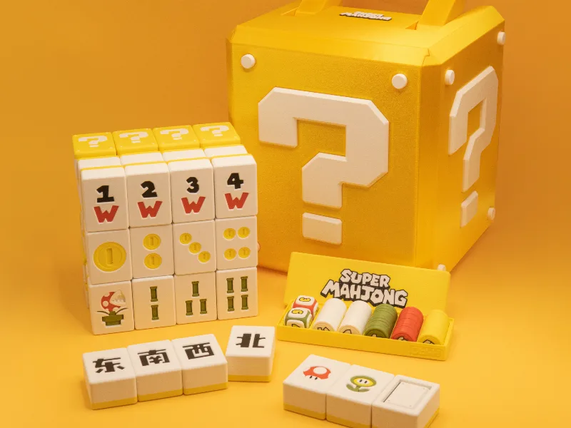 Super Mario Mahjong | 144 tiles | Monochromatic or Multicolor Printable