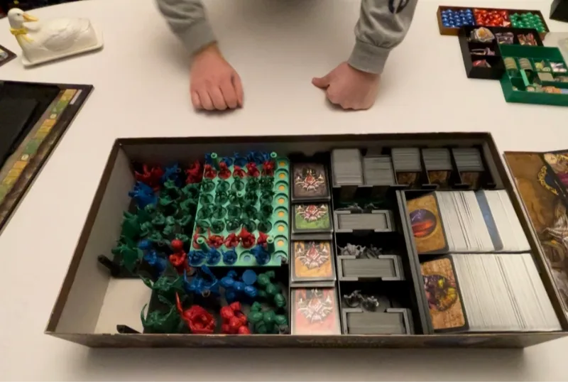 World of Warcraft the Board Game Box Organizer
