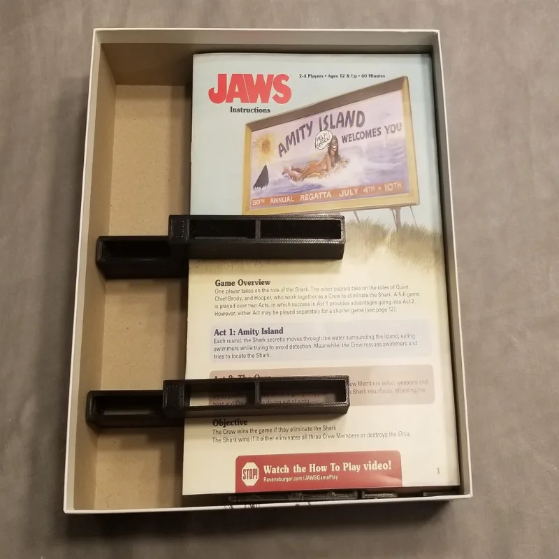 Jaws Board Game Insert