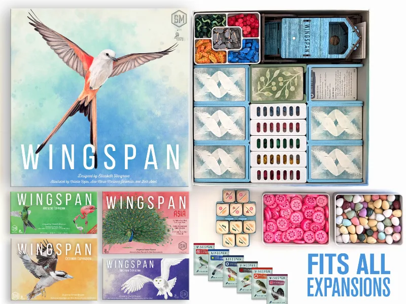 Wingspan w/ALL Expansions - Organizer Insert