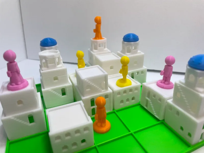 Santorini Board Game - 3D Print and Play