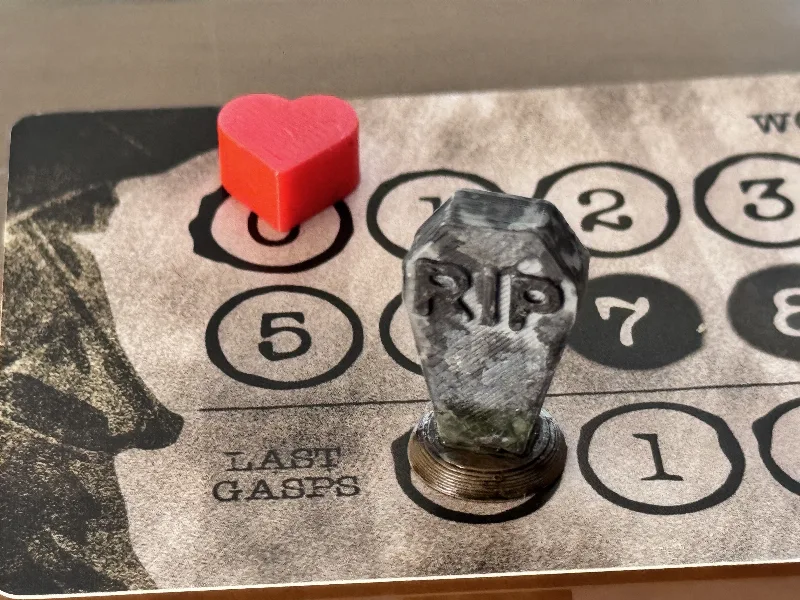 Upgrade Wound and Last Gasp Counters for Mantis Falls (Heart and Tombstone tokens)