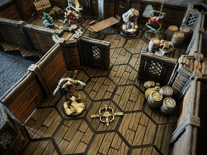 MagHex Wood Walls Gloomhaven Frosthaven