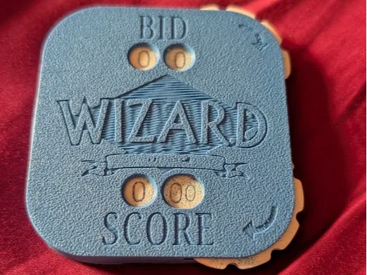 Wizard Card Game Score and Bid Counter