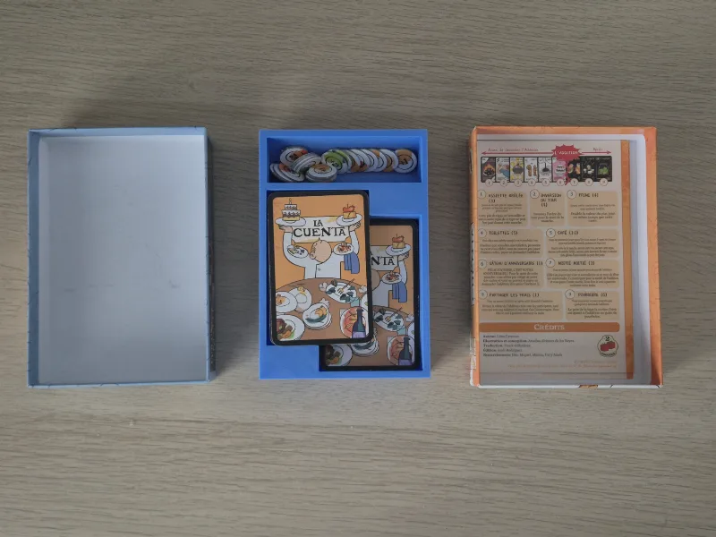La Cuenta Card Game Insert
