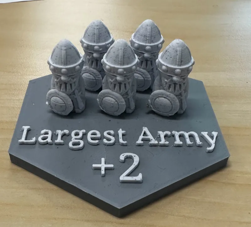Catan Longest & Largest Trophies