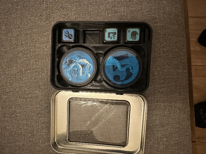 Too Many Bones Tyrant Insert for Windowed Tin Container