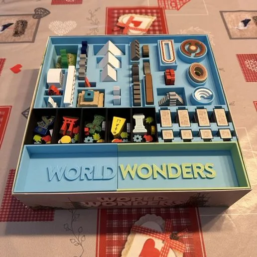 World Wonders game insert