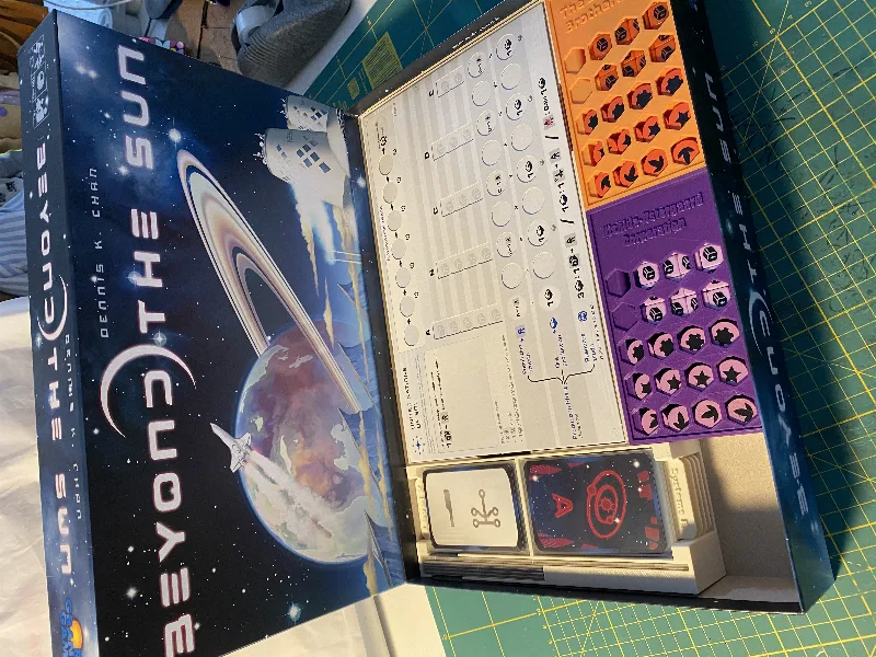 Beyond the Sun board game inserts