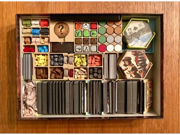 Robinson Crusoe Storage Solution - Fit base game, Voyage of the Beagle, and Mystery Tales in 1st Edition box