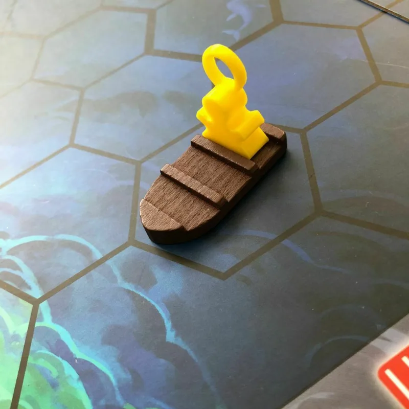 Survive: Escape from Atlantis / The island meeples keyrings