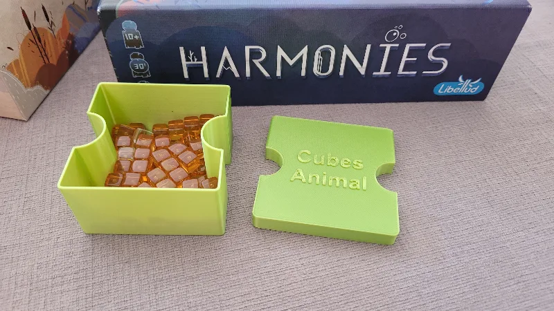 Boite de rangement pour le jeu HARMONIES