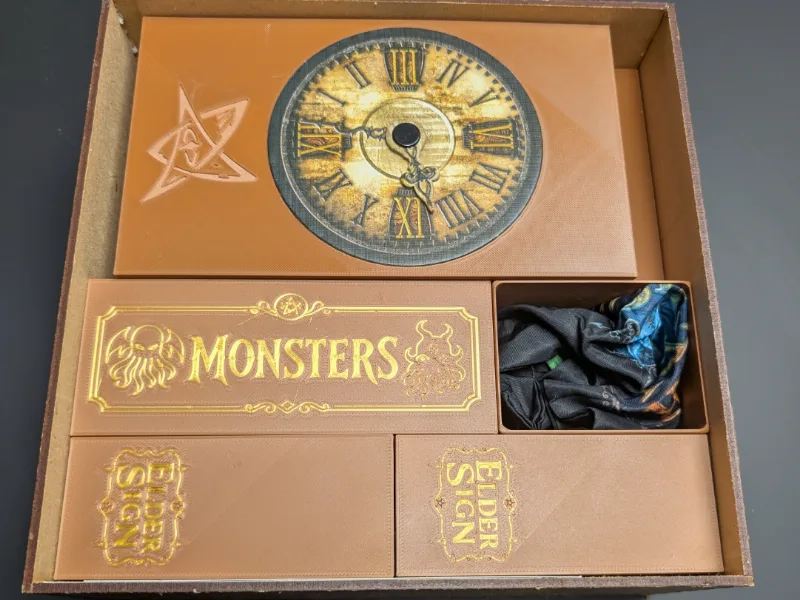 Elder Sign Board Game (All Exp) Custom Box Insert