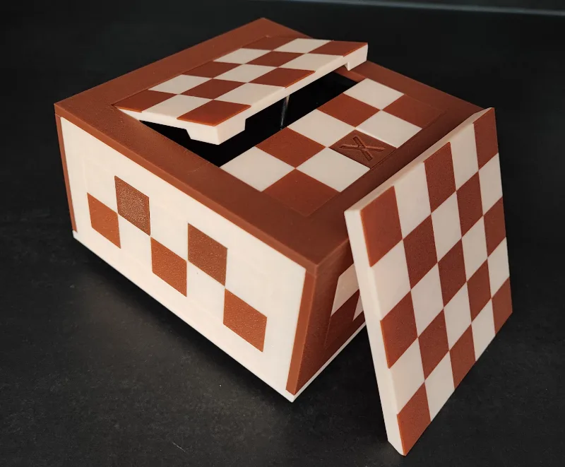 Chess Puzzle Box (30 Steps to Solve)